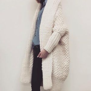 RARE - I Love Mr Mittens: Pearl Stitch Cardigan.